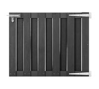 Générique Portillon WPC 100x80 cm Gris,Quincaillerie,Clôtures & barrières,Portillons,9.4 kg,Gris,49082