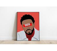 Générique Portrait Dadju - Wall art - Affiche - Poster - Impression (20 * 27cm)
