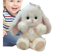 Générique Posable Bunny Doll Making Kit, Plush Craft Kits, Toys Sewing Kit, Includes Felt Materials and Instruction Manual for Creating Cute Animal Dolls, Adults, Children, 11.81 inches