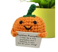 Générique Positive Crochet - en Crochet Soutien Positif - Tricotée Cartoon avec Carte Cadeau pour Ami Garçon Fille Déco Bureau et Table de Chevet