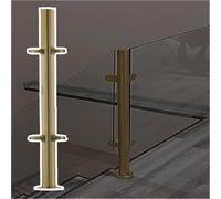 Générique Post Glass Railing System for Stairs & Decks - 80cm Height Balustrade Column, Durable A-Corner Design for Stylish Garden & Corridor Fencing, Perfect for Outdoor Spaces.