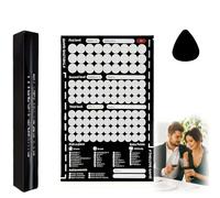 Générique Poster à Gratter Couple - 100 Dates Scratch Off, The Love Game pour Couples, Cadeau de Saint-Valentin, Mural pour Elle