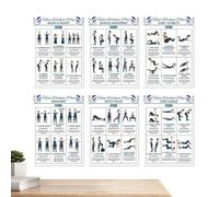 Générique Poster Entraînement Fitness - Routine Complète 6 Pièces