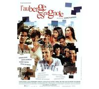 Générique Poster L'AUBERGE ESPAGNOLE, CÉDRIC KLAPISCH Reproduction Affiche film, Vintage, Déco murale HQ (sans cadre) (60X80 CM)