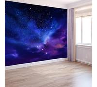 Générique Poster Mural 3D Ciel Étoilé Rêve 400 X 280 Cm Science Fiction Nébuleuse Papier Peint Panoramique Violettapisserie Photo Peinture Murale Pour Salon - Moderne Décoration Poster Tableaux