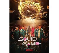 Générique Poster SquidGame, Art Mural, Décoration Murale, 3 Tailles Disponibles de 30x23cm à 100x75cm, Papier Satiné 190g/m², Impression Haute Résolution (23x30cm)