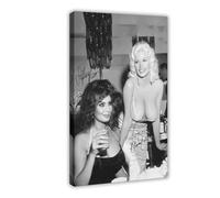 Générique Poster sur toile avec cadre Motif actrices américaines Jayne Mansfield 60 x 90 cm