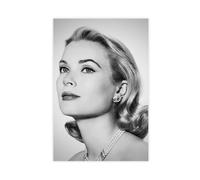 Générique Poster sur toile de l'actrice américaine Grace Kelly sans cadre 60 x 90 cm