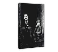 Générique Poster The Kid 1921 (7) sur toile avec cadre 30 x 45 cm