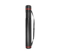 Générique Poster Tube, Telescoping Carrier, Blueprint Storage Tube with Shoulder Strap, Portable Drawing Container for Maps Artworks Illustrations, Travel-Friendly Case, Black