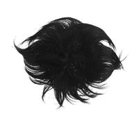 Générique Postiche Naturel pour Hommes Accessoire de Perruque Court Respirant pour Clairsemés Toppers Humains pour Usage et Cosplay