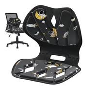 Générique Posture Corrector Chair, Folding Waist Back Support Chair, Ergonomic Straightener, 13.78x12.6x11.81 inches Adjustable Lumbar Support Seat Cushion for Home, and Study Room
