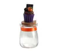 Générique Pot à Biscuits Halloween | Récipients de Stockage Alimentaire,Pot de Stockage Décoratif Halloween pour Bonbons Chocolat Biscuits à Utiliser sur Table à Manger en Salle de Classe ou en Fête