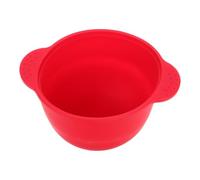 Générique Pot à Cire en Silicone Rouge 300ml, Bol Compact et Portable pour Chauffe-cire, pour Usage Salon ou Domicile