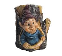 Générique Pot à Fleurs de jardinière GNOME | Cartoon Resin Stump Pots Succulents | du Jardin de fées | Planteur décoratif créatif pour Le Rebord de la fenêtre, la Table, Le Balcon et la Chambre