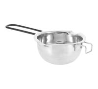 Générique Pot à Fondre en Acier Inoxydable 304 Noir 400Ml Creuset à Beurre et Chocolat Chauffe-Beurre Anti-Brûlure Cuisine Pâtisserie et Fabrication de Bougies