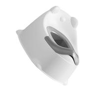 Générique Pot D'apprentissage Portable Stable et Confortable pour Garçon et Filles en Plastique Argenté, Siège de Toilette pour Tout-petits en Voyage