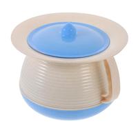 Générique Pot de Chambre Portable en Plastique Pp avec Couvercle Anti-odeurs, Bassin de Lit Unisexe Bleu, Seau Hygiénique Léger et Stable pour Usage Bébé et Garçon et Filles, Toilettes