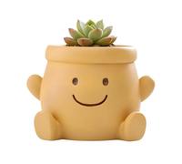 Générique Pot de Fleur Mignon,Petit Contenant | Pots De Fleurs Conteneurs | pour Chambre Salon Balcon Bureau Table étagère Jardin Cour Patio Porche