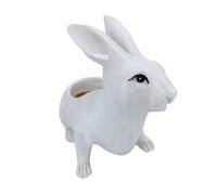 Générique Pot de Fleurs | Cache-Pot Décoratif en Résine Figurine Mignonne,Jardinière en Résine Lapin 18 x 9 x 14 cm,pour Maison Intérieur Extérieur Salon Jardin Fenêtre
