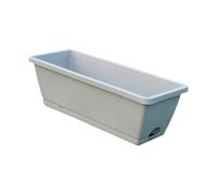Générique Pot de Fleurs de Fenêtre, Décoration Intérieure, Jardin, Pot de Fleurs, Jardinière avec Soucoupe Intégrée, Gris