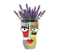 Générique Pot de Fleurs Visage | Vase de Jardin Abstrait - Pots de Tête | pour Table Balcon Terrasse Jardin Porche Salon Cuisine Entrée