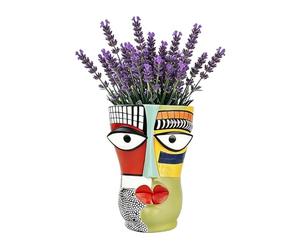 Générique Pot de Fleurs Visage | Vase de Jardin Abstrait - Pots de Tête | pour Table Balcon Terrasse Jardin Porche Salon Cuisine Entrée