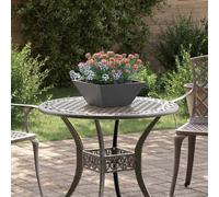 Générique Pot de Jardin en Forme de Bol 5 pcs Noir 35 x 35 x 15 cm Acier,Maison & Jardin,Pelouses & Jardins,Jardinage,Pots & cache-pots-873797