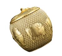 Générique Pot de stockage de thés, boîte de cuisine décorative, récipient à thé adapté pour préserver la fraîcheur et ajouter des styles, boîte de rangement de café en poudre