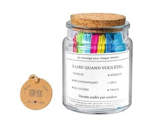 Générique Pot de versets du Coran, pot de prière des Écritures, cadeaux bibliques pour les femmes, bouteille de prière de de confort spirituel | Pots créatifs pour chaque écriture émotionnelle