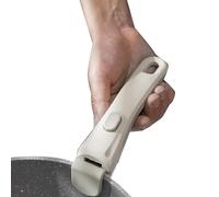 Générique Pot Handle - Anti-Scald Safe Handling For Cookware | Removable Ergonomic Heat-Resistant Attachment Grip | For Kitchen Camping RV Travel Picnic Party, One-Click Opening