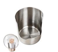 Générique Pot Lid Holder - Stainless Steel Organizer | Kitchen Spoon Rest