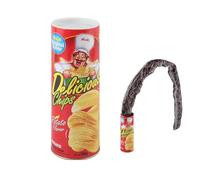 Générique Potato Chip Snake Prank,Potato Chip Snacks Can Surprise -Adult's Prank Jump Spring Toy, Widespread Jokes Toys, Gag Can Pranks for April Fools' Day and Halloween Party