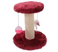 Générique Poteau à Gratter pour Chat Roue d'exercice pour Chat Chaise De Chat Grattoir à Griffes De Chat Arbre à Gratter en Corde De Sisal Planche à Gratter pour Chat Peluche Courte
