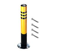 Générique Poteau de Borne de Sécurité Borne de Poteau de Barrière Potelet de Délimitation En Acier Robuste avec Haute Visibilité Adapté pour La Gestion, 60cmx7.6cm