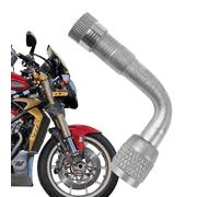 Générique Poteau d'extension de Valve de Pneu | Adaptateur Universel de gonflage d'air pour Moto avec coude à 90 degrés,Prolongateur de Valve de Scooter Automatique pour Voitures, camions, vélos