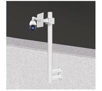 Générique Poteau pour caméra de sécurité, Poteau de Montage extérieur pour caméra de sécurité avec Hauteur réglable pour la Surveillance de la Cour, du Porche et du Jardin (Support C, Hauteur 150 cm)