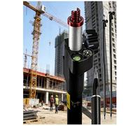Générique Poteau télescopique d'enquête Portable, Tige de Mesure en Alliage d'aluminium de 180 cm for Les mesures de Boussole et de Niveau, for l'arpentage Professionnel