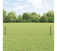 Générique Poteaux de clôture 11 pcs U-Channel Vert 40 cm en Acier,Poteaux & traverses de clôture,15.71KG-3336737