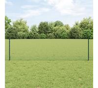 Générique Poteaux de Clôture 11 pcs U-Channel Vert 60 cm Acier,Poteaux & traverses de clôture,22.52KG-3336744