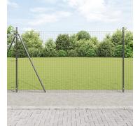 Générique Poteaux de clôture avec plaques de Base 52 pcs Ø32mm 88,5cm Acier galvanisé,Poteaux & traverses de clôture,100.4KG-3350252