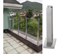 Générique Poteaux de Garde-Corps en Verre - Poteaux de Garde-Corps en Verre et Acier Inoxydable Durable - Balustrades Modernes pour balcons, terrasses et Villas - Poteau