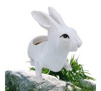 Générique Pots de - Conteneur Réaliste Résistant aux Intempéries | Cache-Pot Lapin 18 x 9 x 14 cm pour d'Intérieur,pour Intérieur Extérieur Salon Jardin Fenêtre Balcon Terrasse