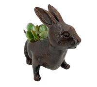 Générique Pots de - Conteneur Réaliste Résistant aux Intempéries - Jardinière Lapin Résine 18 x 9 x 14 Cm,pour la Maison Le Salon Le Jardin la Fenêtre la Terrasse