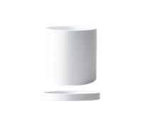 Générique Pots de Fleurs Amusants Jardinières de Fleurs Modernes avec Trous Drainage et Plateau for décorer la Maison à l'intérieur Décoration de Porche