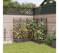 Générique Pots de Jardin Marron 120 x 120 x 126 cm Acier,Maison & Jardin,Pelouses & Jardins,Jardinage,Pots & Cache-Pots,Marron,12.63 KG,42002832