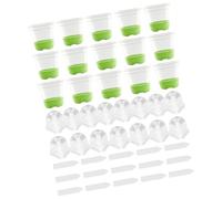Générique Pots réutilisables adaptables pour la Culture de micropousses, Fleurs et d ' intérieur, Pots de Propagation de sève, conteneurs carrés pour d ' Observation