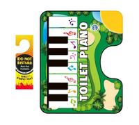 Générique Potty Piano Mat, Toilet Piano Musical Mat | Tapis De Salle De Bain Créatif avec Son,Sol De Électronique -Le Pot avec Un Support Imperméable Antidérapant
