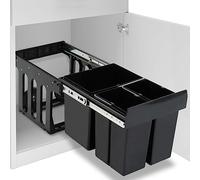 Générique Poubelle Amovible de Cuisine Fermeture en Douceur 48 L,Poubelles & corbeilles à déchets,5.75KG-51182