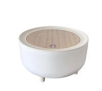 Générique Poubelle avec couvercle for bureau à domicile salle de bains chambre d'étude stockage poubelle(1piece circular)